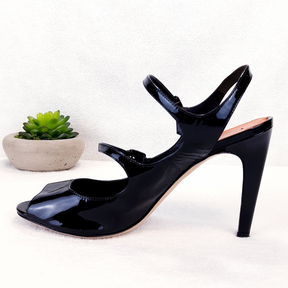 VIA SPIGA ROSEANNE PEEP TOE PUMPS - Picture 4 of 16